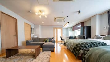 Apartemen Keluarga, 2 kamar tidur (4F, 100㎡) | 2 kamar tidur, Wi-Fi gratis, dan seprai linen