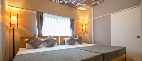 디럭스 아파트, 침실 4개 | 4 개의 침실, 무료 WiFi, 침대 시트