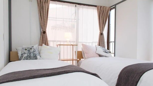 Apartemen Keluarga, 2 kamar tidur | 2 kamar tidur, meja kerja, ruang kerja ramah laptop, dan Wi-Fi gratis