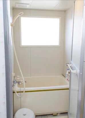 Family Apartment, 2 Bedrooms | Bathroom | Separate bathtub and shower, free toiletries, hair dryer, slippers