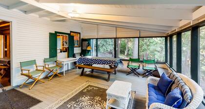 Dog-Friendly Lakefront, w/Free WiFi, Patio, Deck/Dock, & Rustic Water Views