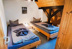 2 chambres, draps fournis