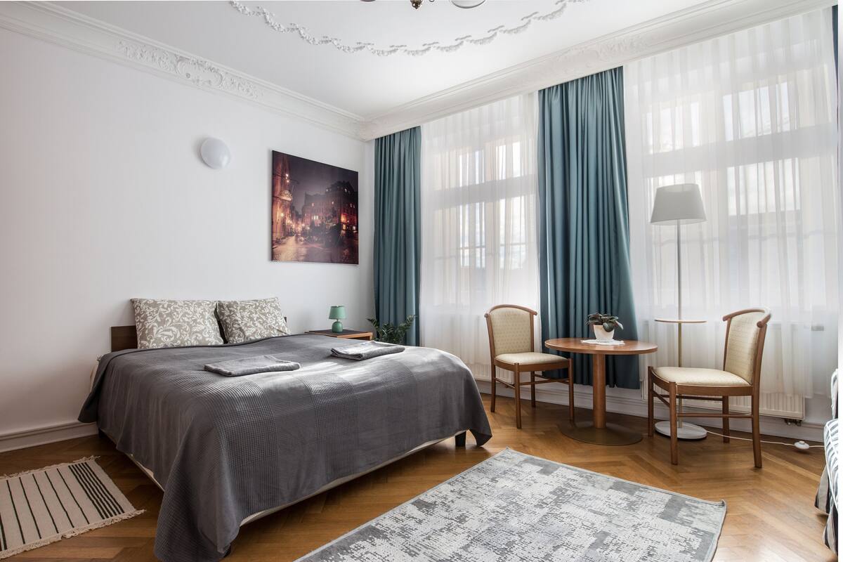Family Quadruple Room, Shared Bathroom (Stockholm) | Hypo-allergenic bedding, blackout curtains