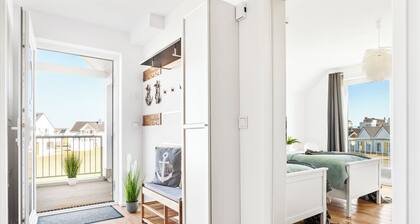 Port Seven - Balkon, Grill, Kamin, Infrarot-Sauna, Badewanne, Waschmaschine