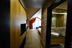 Deluxe Double Room | Premium bedding, soundproofing, free WiFi, bed sheets - Inanlar Hotel (Çaykara)