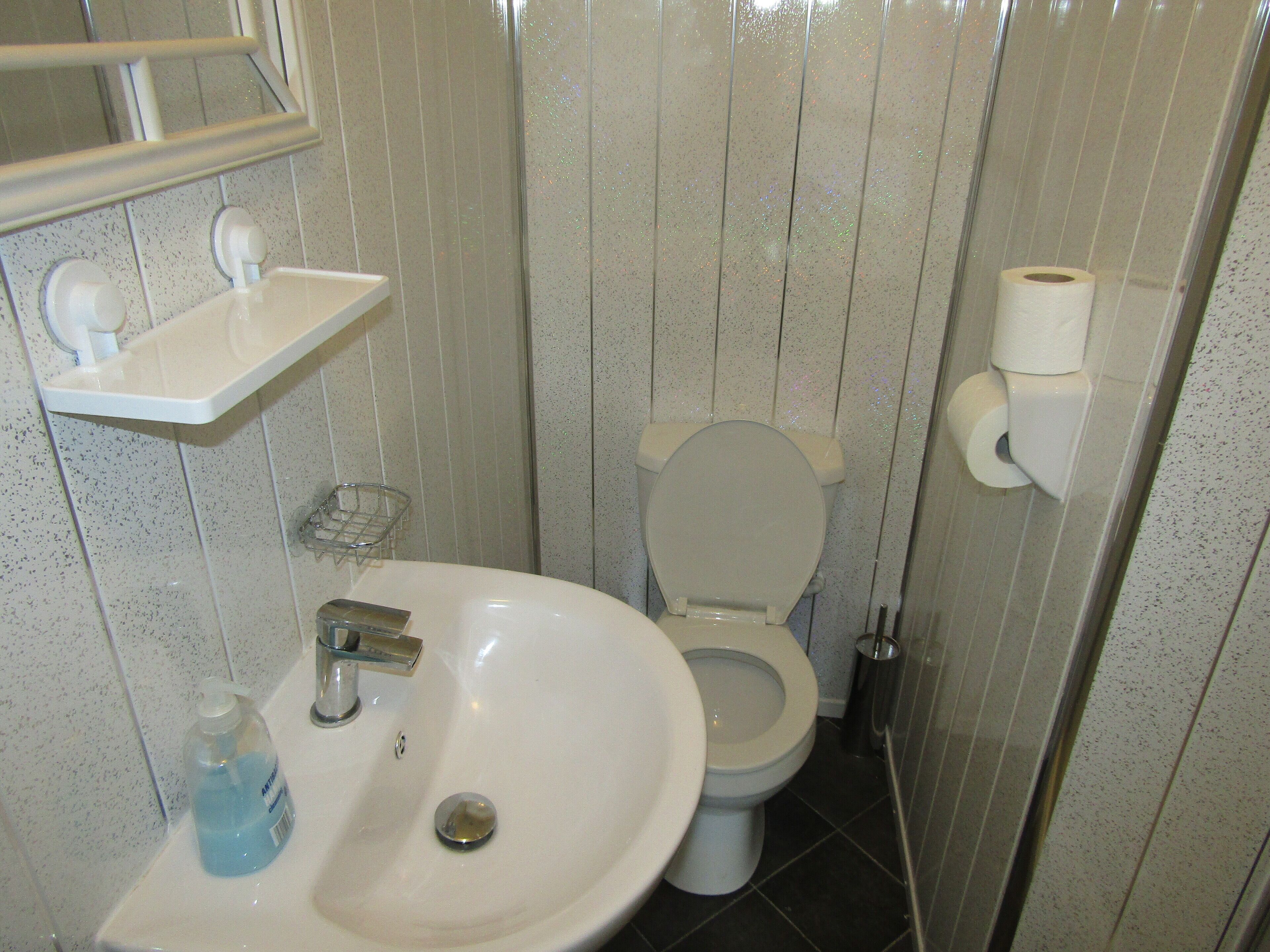deluxe double room, sea view | bathroom | free toiletries, hair dryer, towels, soap