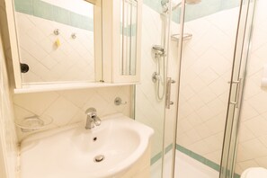 Shower, hair dryer