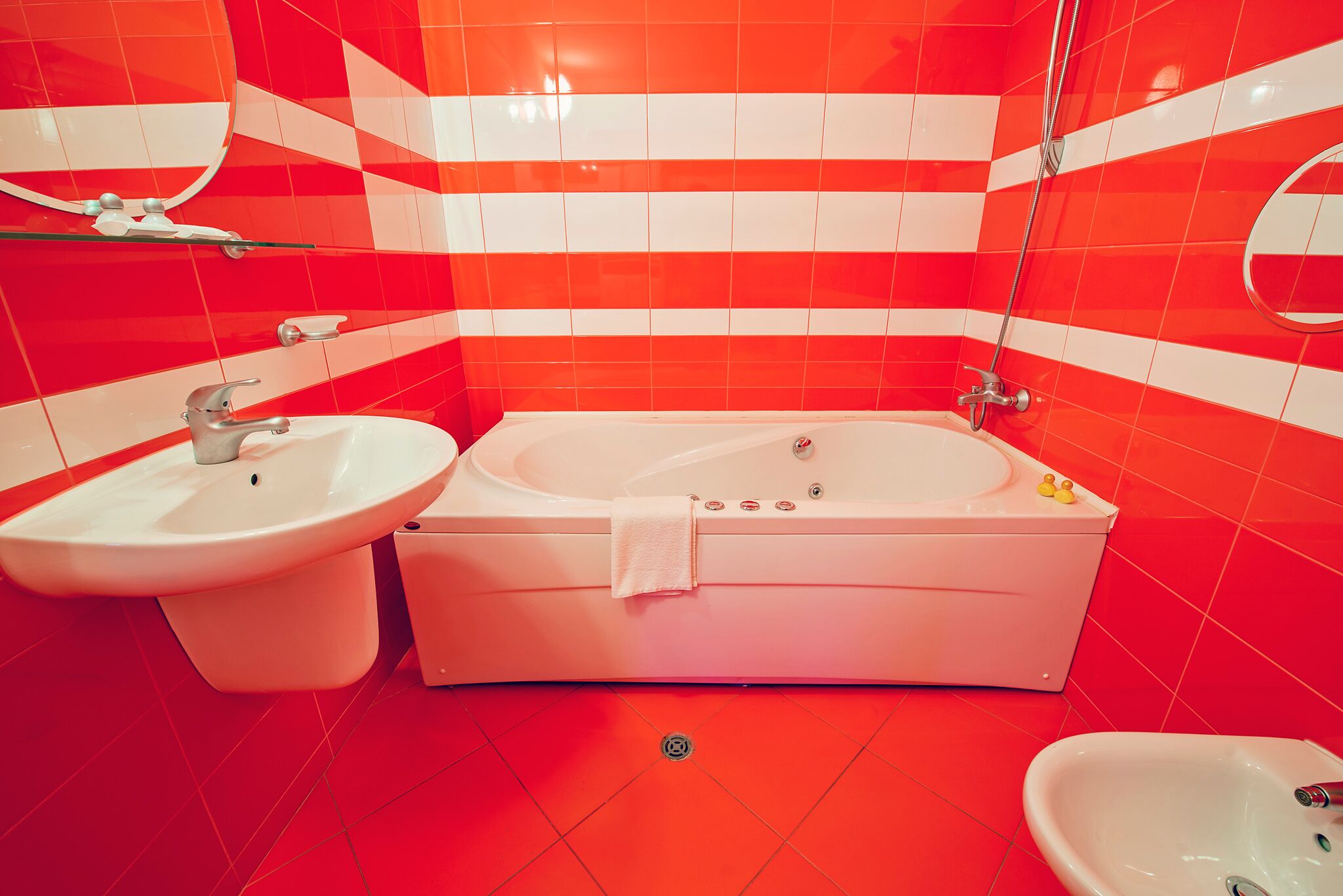 superior studio, balcony | bathroom | free toiletries, hair dryer, bidet, towels