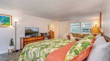 1 間睡房、熨斗/熨衫板、免費 Wi-Fi、床單