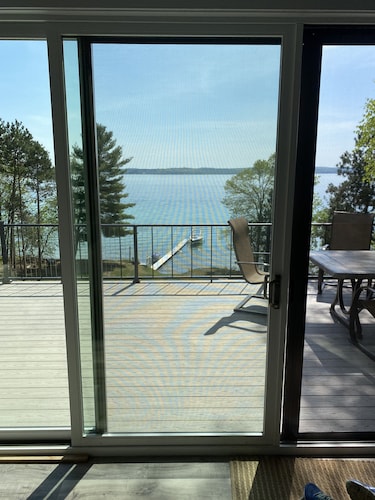 Torch Lake Contemporary Private Waterfront House