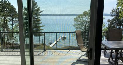 Torch Lake Contemporary Private Waterfront House