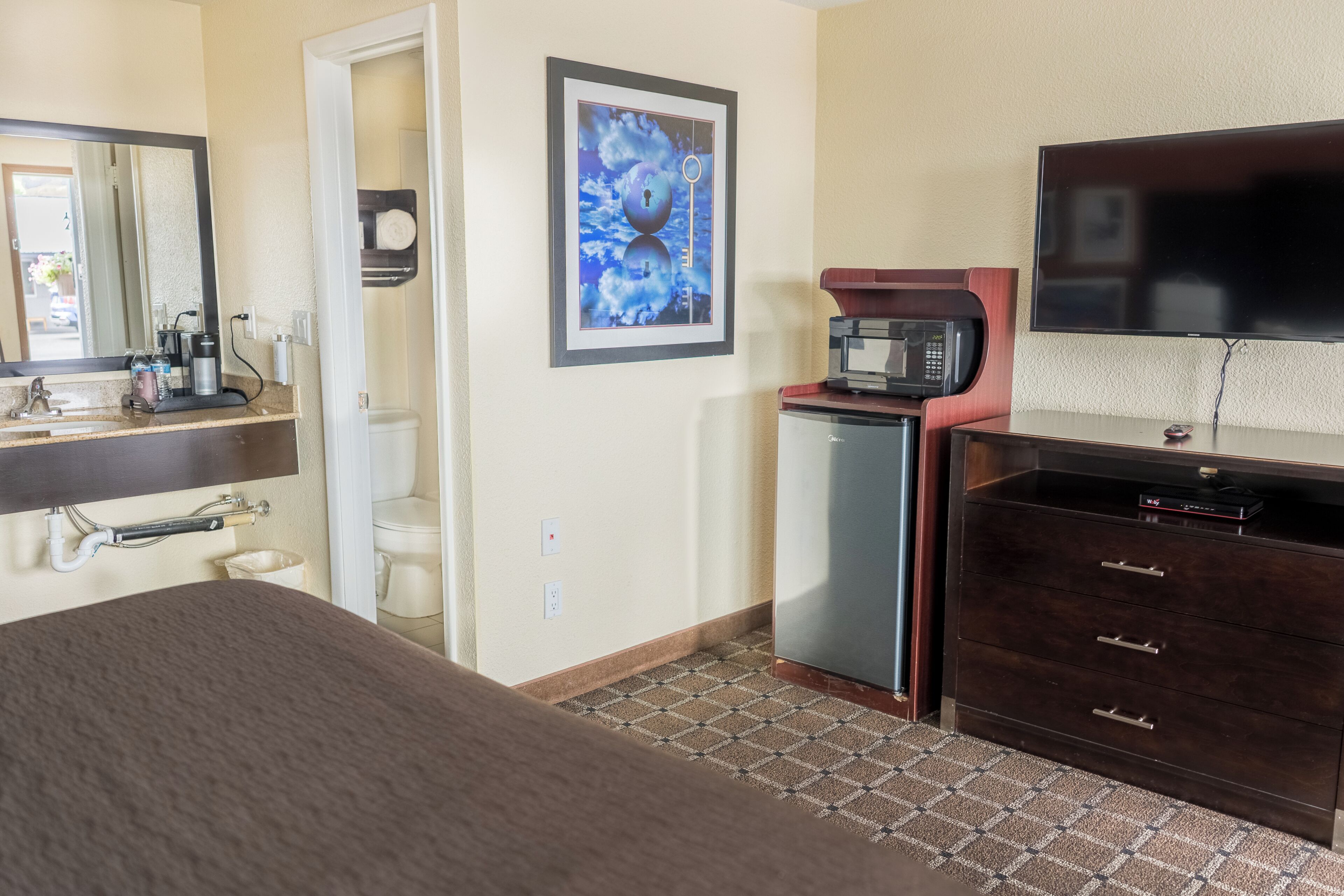 Comfort kamer, 1 kingsize bed | Een bureau, wifi, beddengoed