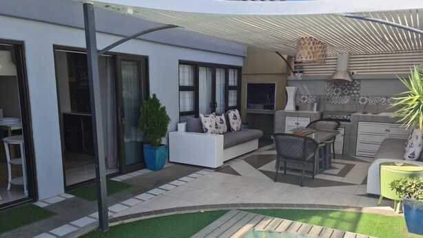 Luxury Apartment, 3 Bedrooms | Terrace/patio - Suidersee Block 2, Hartenbos (Mossel Bay)