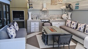 Luxury Apartment, 3 Bedrooms | Terrace/patio - Suidersee Block 2, Hartenbos (Mossel Bay)