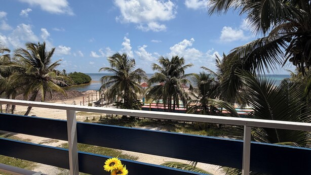 Double Room, Ocean View | Balcony - Hotel Royal Blue & Golf Cart Rental (San Pedro)