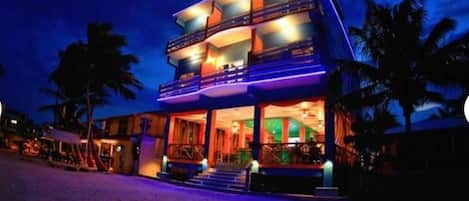 Front of property – evening/night