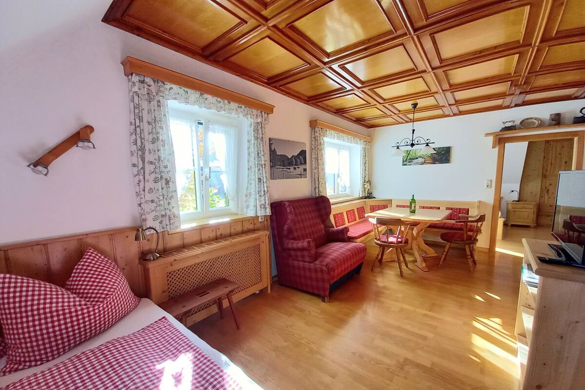 1 habitación, tabla de planchar con plancha, wifi gratis y ropa de cama 