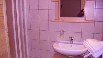 Apartment, 1 Bedroom, Terrace | Bathroom | Shower, free toiletries, towels