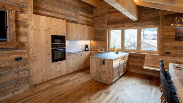 Apartment, Balcony | Private kitchen - Willihof  (Schoppernau)