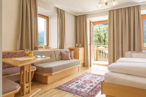 Flat-screen TV, ping pong