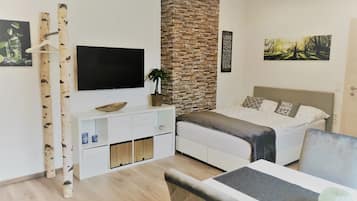 Apartment, 1 Bedroom | Wi-fi percuma, cadar katil