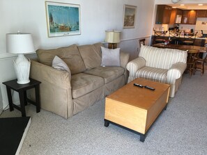 TV, fireplace - Outer Banks Beach Condominium (Nags Head)