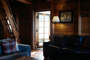 Fernseher, Kamin, DVD-Player