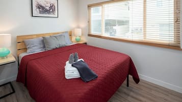 2 slaapkamers, een strijkplank/strijkijzer, reisbedje, wifi