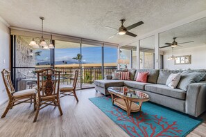 TV, DVD player, stereo