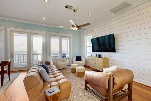 TV, table football, ping pong