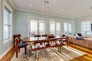 Dining - Dog-friendly bayfront home with elevator, pools, hot tubs & game room (Galveston)