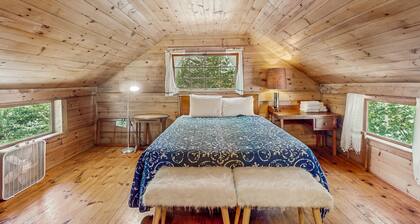 Classic lakefront cabin with screened-in porch & great views - dogs welcome