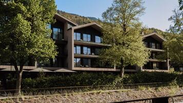 Fassade der Unterkunft