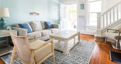 Across from the park and 2 blocks from beach & restaurants- LEFT side of duplex