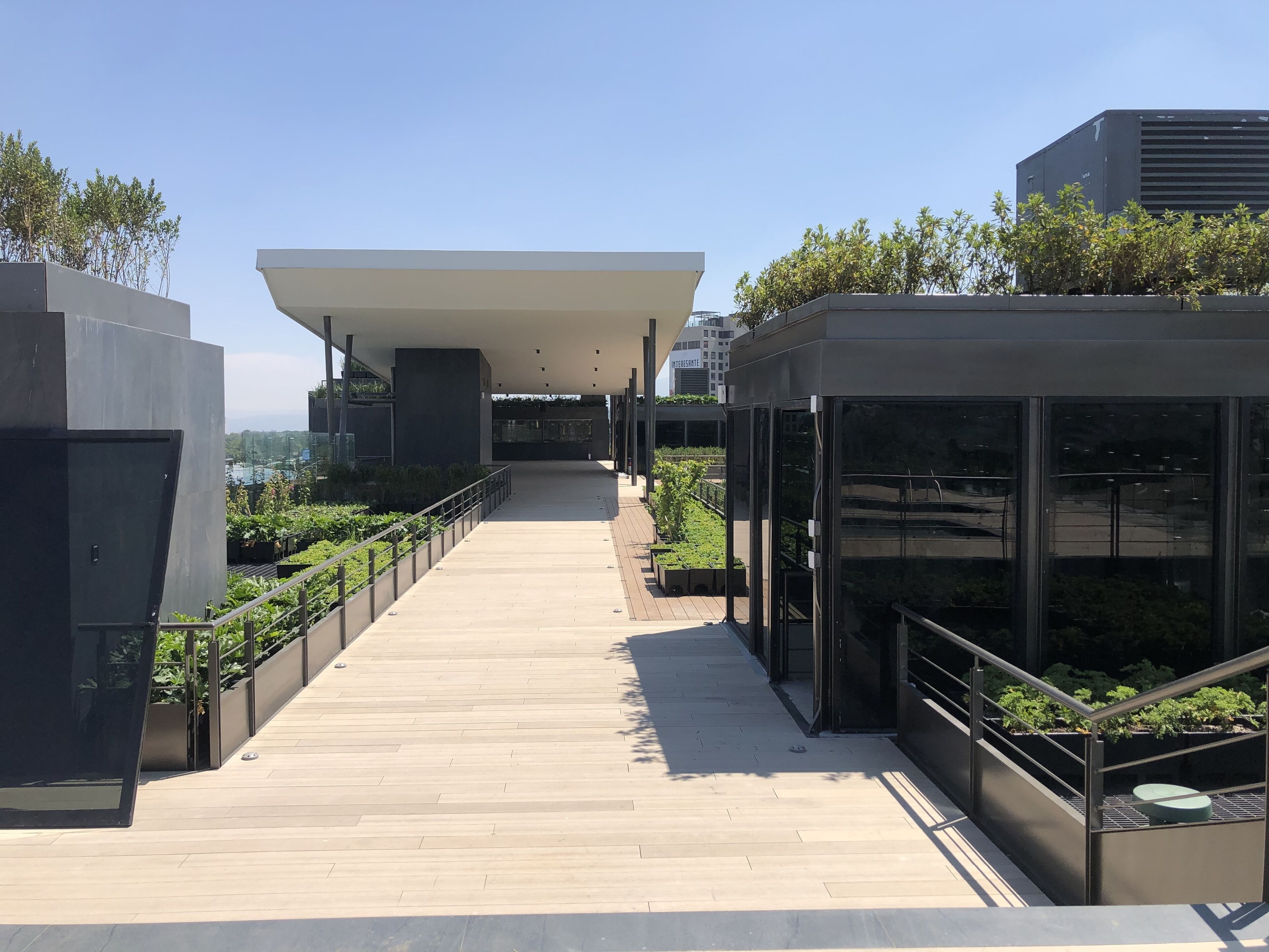 Terrasse sur le toit
