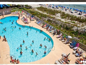 Relax by the pool and enjoy the beach at this resort.