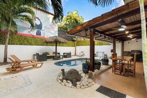 Spacious Home w/ Private Pool & Covered Patio Near the Beach