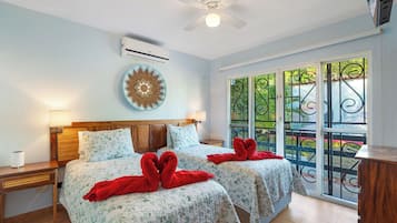 3 bedrooms, iron/ironing board, bed sheets