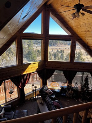 Smart TV, fireplace, video games