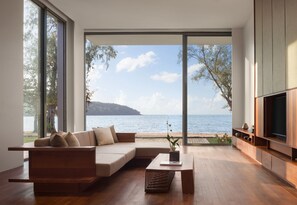 4 Bedroom Beach Front Villa | Coin séjour