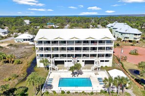 Exterior - Community Pool, Elevator, Gulf Front, Cape San Blas ~ Dunes Club 2A (Cape San Blas)