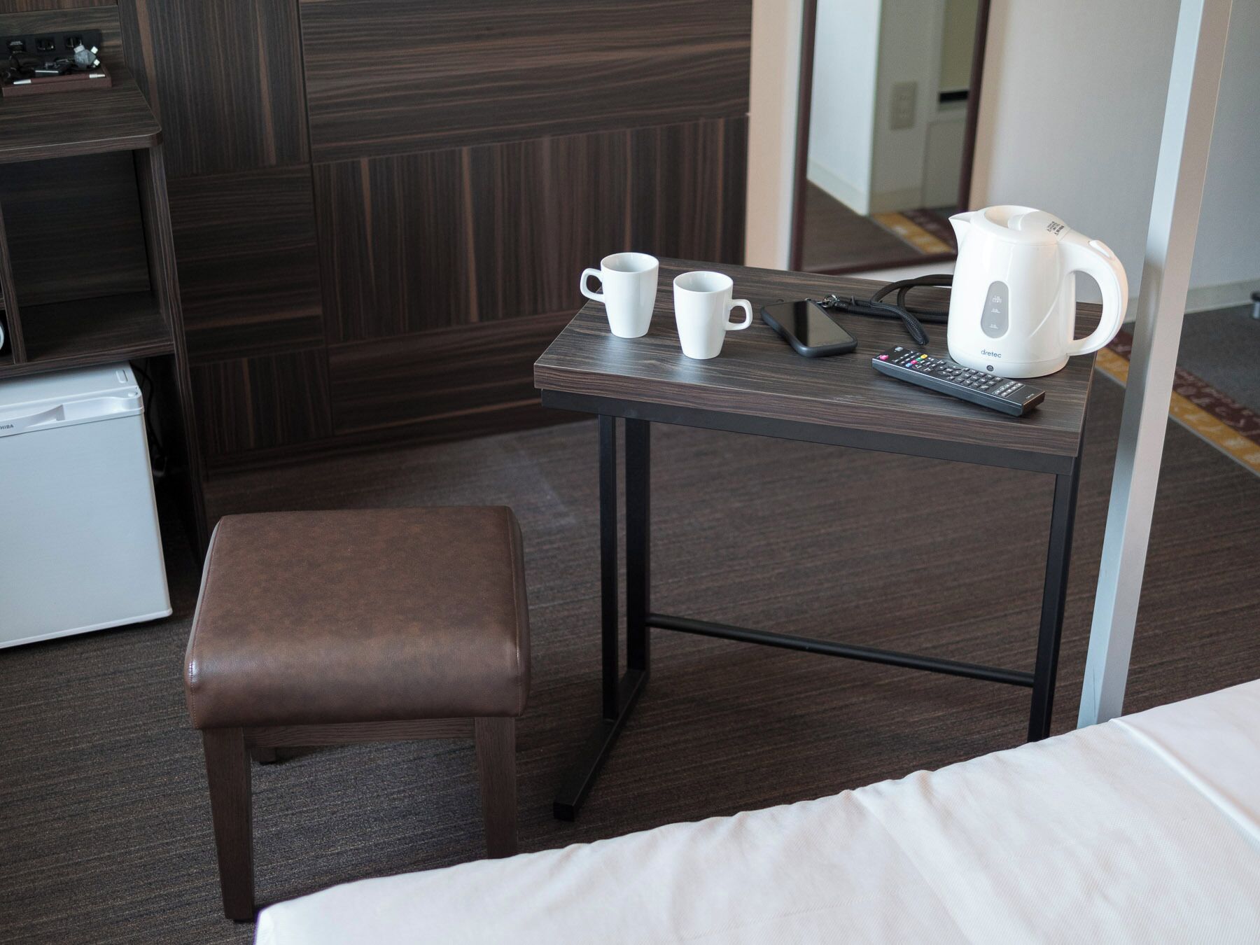 1 bedroom, desk, blackout curtains, iron/ironing board