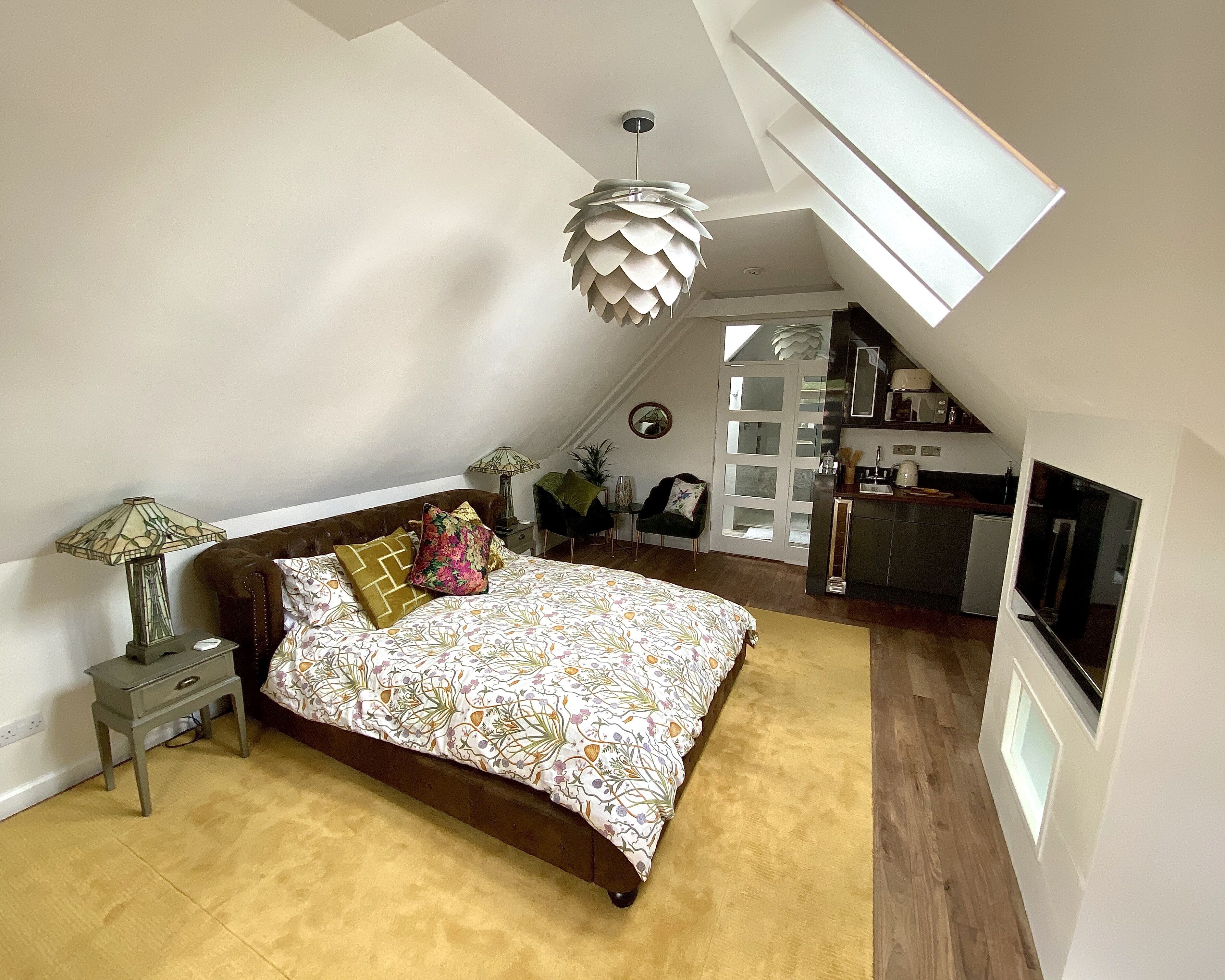 1 غرفة نوم وواي فاي وملاءات أسرّة