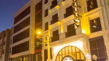 Front of property – evening/night