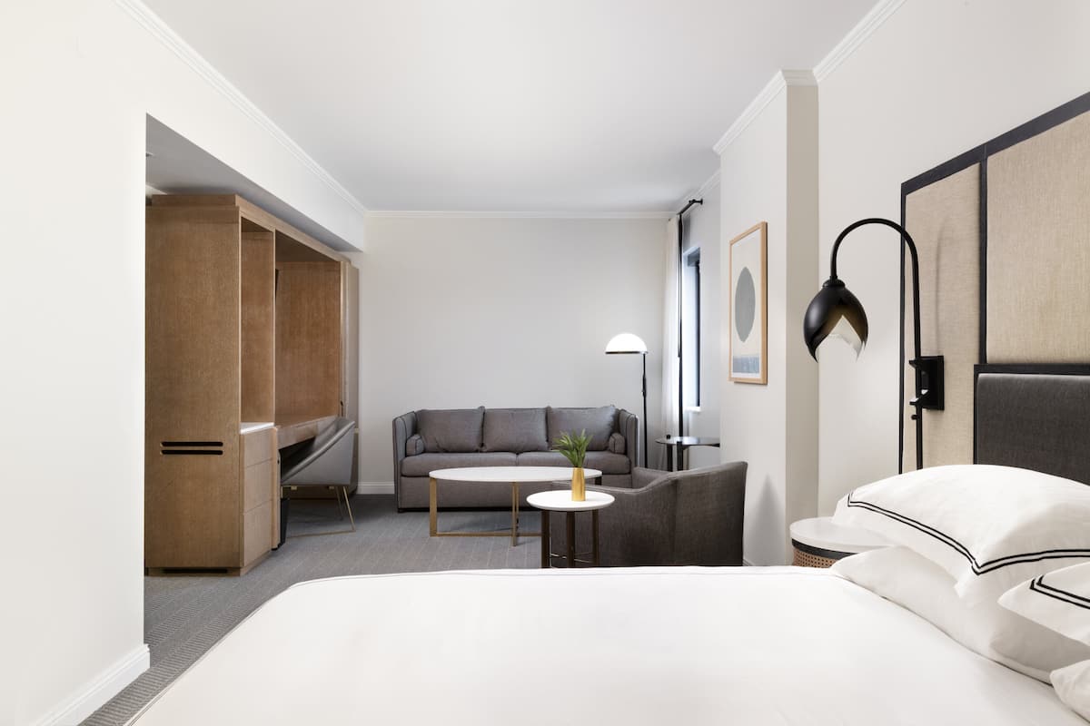 Studio suite, 1 kingsize bed | 1 slaapkamer, een kluis op de kamer, gratis wifi, beddengoed