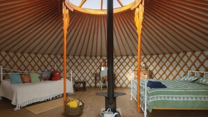 1 kamar tidur dan seprai linen