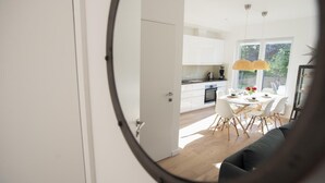 Apartment | Dapur peribadi | Pembancuh kopi/teh, peti sejuk, ketuhar, dapur 