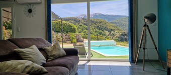 Les Villas Dorées - Villa Métal face au Mont Ventoux
