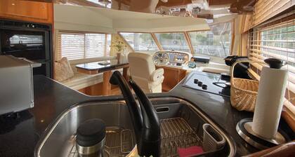 Stay on a 60ft Yacht in Miami with a Jet SKI