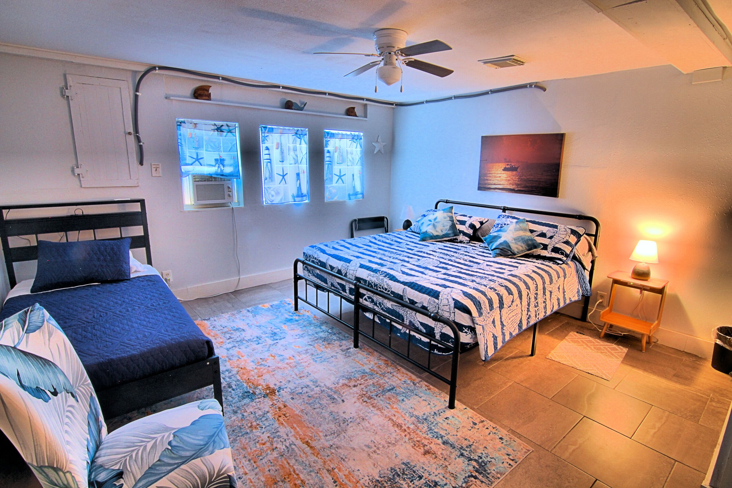 2 bedrooms, iron/ironing board, free WiFi, bed sheets